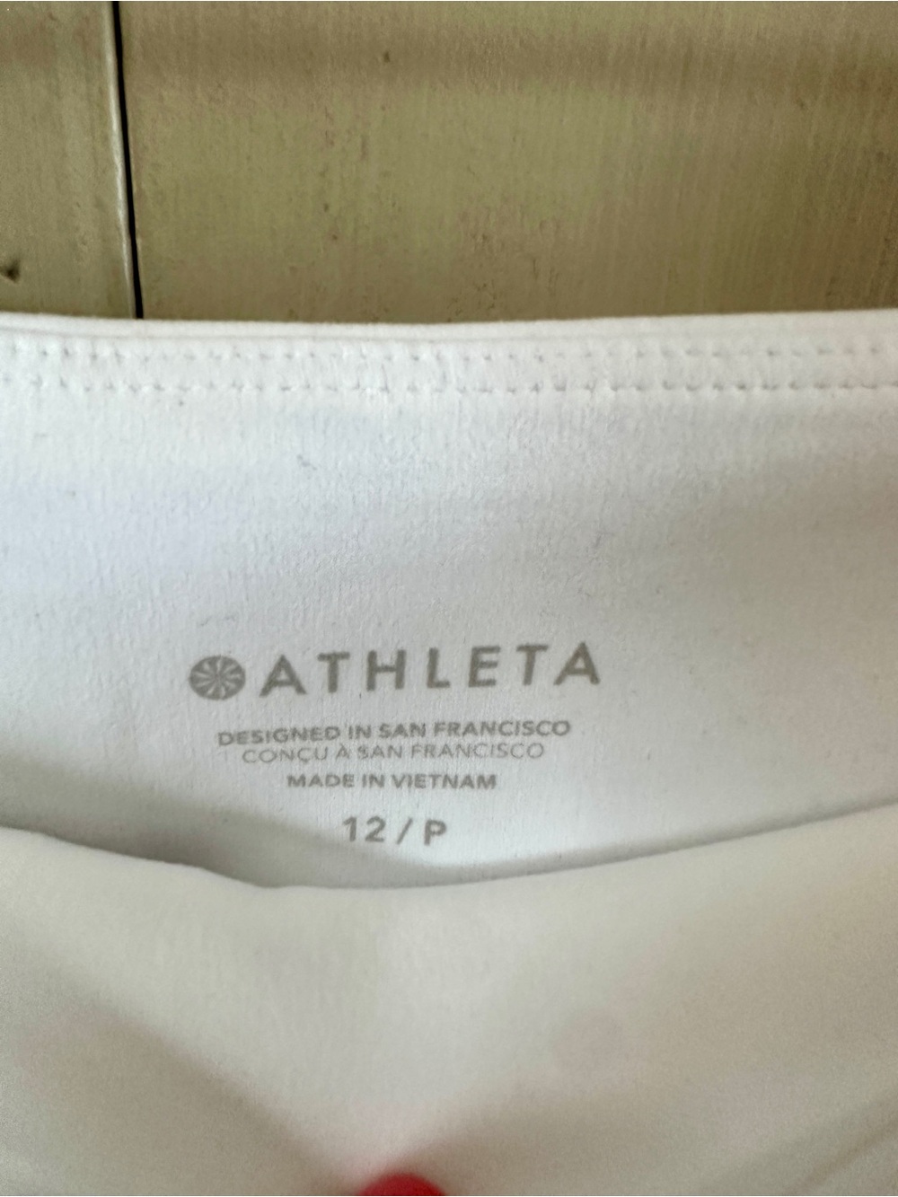 Athleta Endless High Rise Ankle Pants White Petite 12P Stretch Pull On - Picture 3 of 9